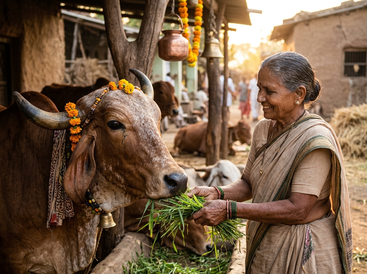 Daily Green Fodder & Feed Seva